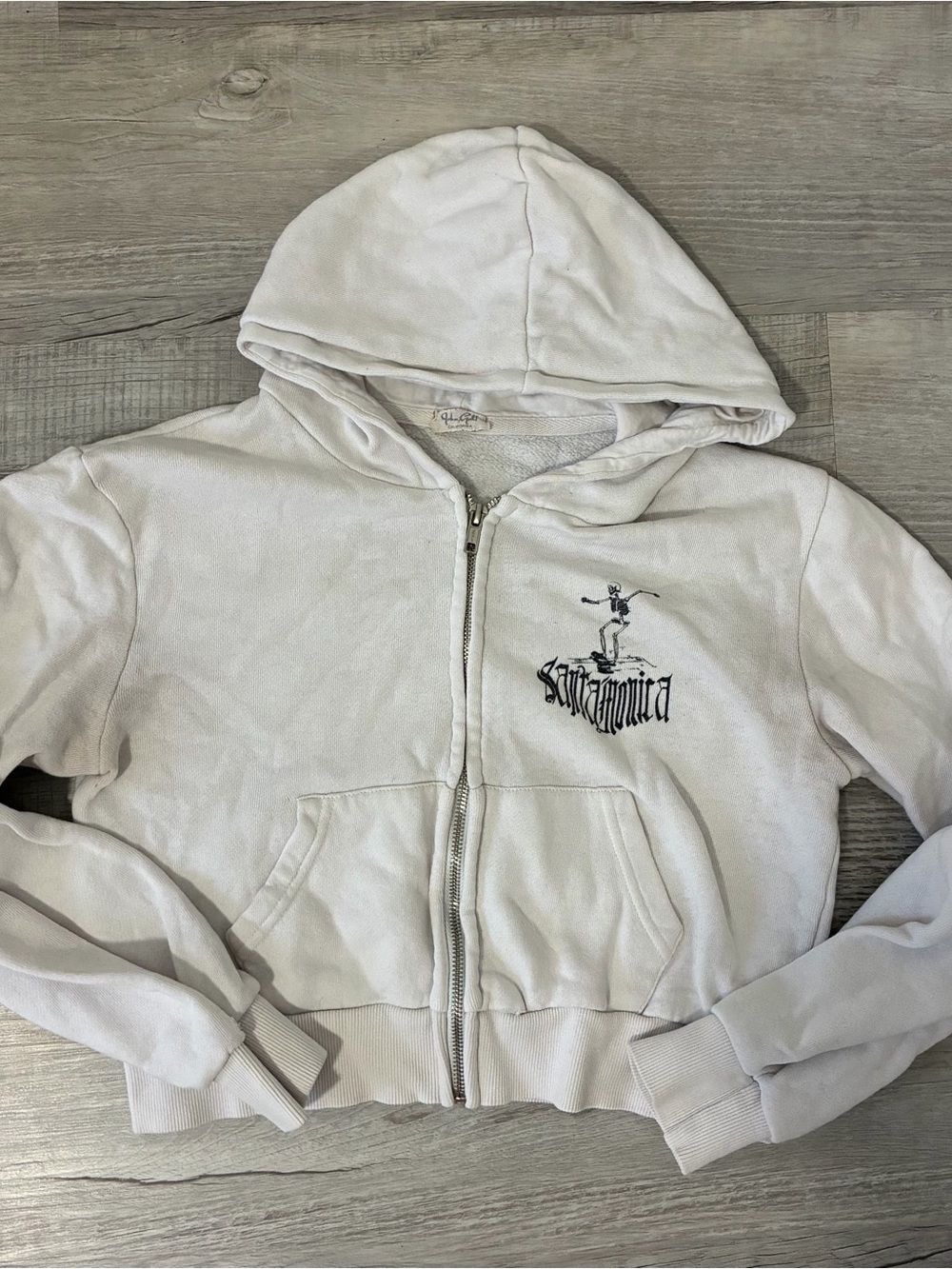 brandy melville zip up hoodie